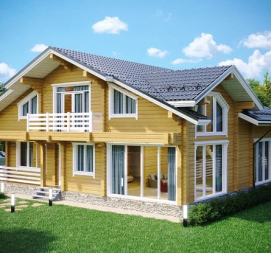 Двухэтажный дом 10х14м КП1706 239 кв.м.
