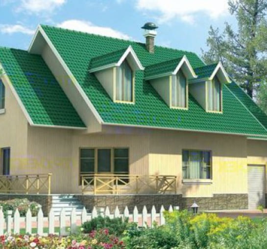 Проект дома из клееного бруса 15х10 КП1053 215.5 кв.м.