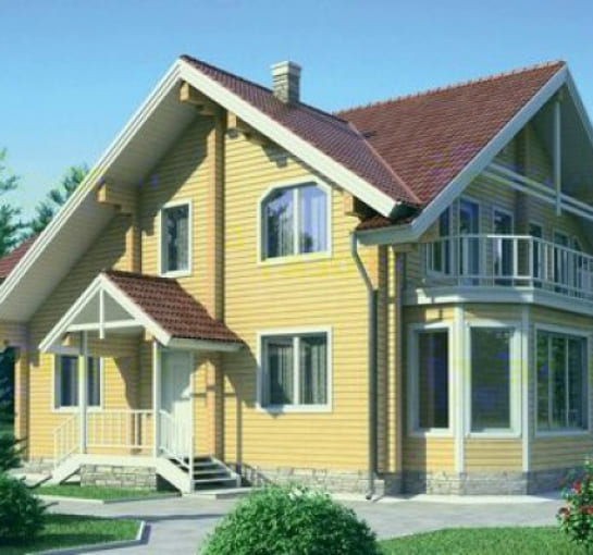 Проект дома из клееного бруса 10х12 КП1157 195.6 кв.м.