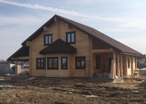 Деревянный дом из клееного бруса под ключ